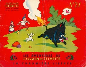 Couverture de l'album Sylvain et Sylvette (Albums Fleurette) - 21. La Chaumière libérée