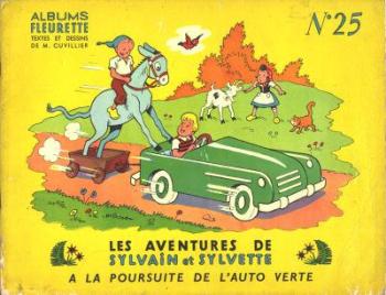 Couverture de l'album Sylvain et Sylvette (Albums Fleurette) - 25. A la poursuite de l'auto verte