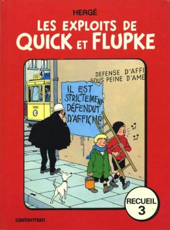 Couverture de l'album Les Exploits de Quick et Flupke (Recueil) - 3. Recueil 3