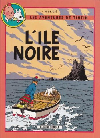 Couverture de l'album Tintin (France Loisirs - album double) - 8. L'île noire / L'étoile mystérieuse