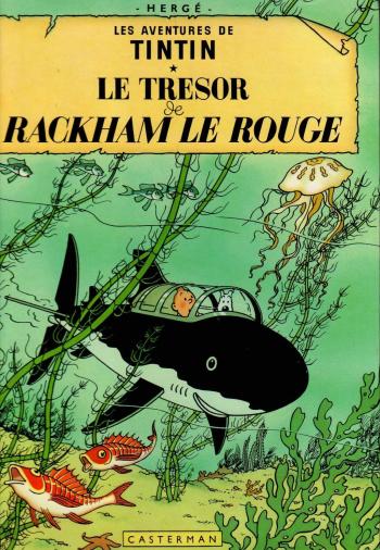 Couverture de l'album Les Aventures de Tintin - 12. Le trésor de Rackham le rouge