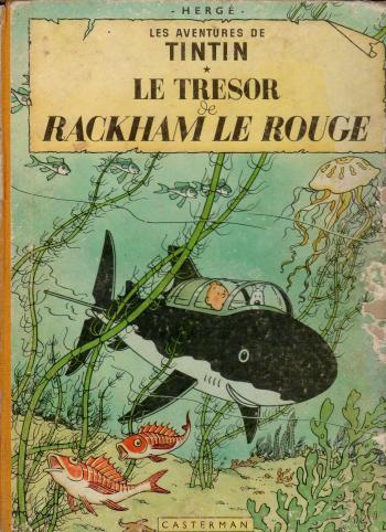 Couverture de l'album Les Aventures de Tintin - 12. Le tresor de Rackham le rouge