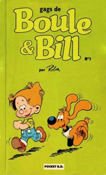 Couverture de l'album Boule & Bill (Pocket B.D.) - 1. Gags de Boule et Bill n° 1