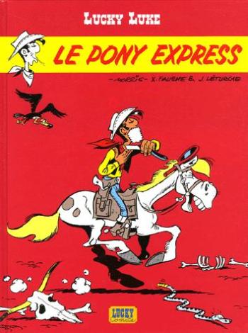 Couverture de l'album Lucky Luke (Lucky Comics / Dargaud / Le Lombard) - 28. Le Pony Express