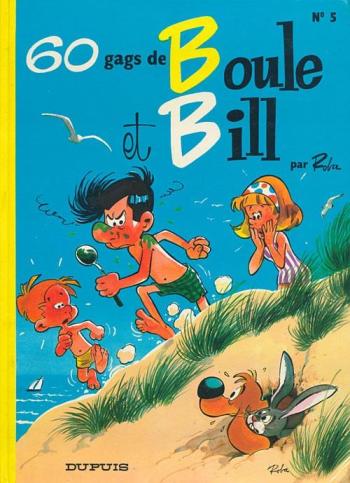 Couverture de l'album Boule & Bill - 5. 60 gags de Boule et Bill
