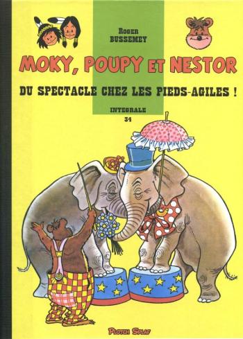 Couverture de l'album Moky, Poupy et Nestor - 34. Du spectacle chez les pieds-agiles !