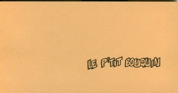 Couverture de l'album Le P'tit Bout d'chique - 0. Le P'tit bouquin