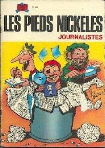 Couverture de l'album Les Pieds Nickelés (3e série - 1946-1988) - 49. Les pieds nickelés journalistes