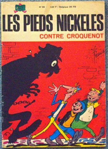 Couverture de l'album Les Pieds Nickelés (3e série - 1946-1988) - 59. Les Pieds Nickelés contre Croquenot