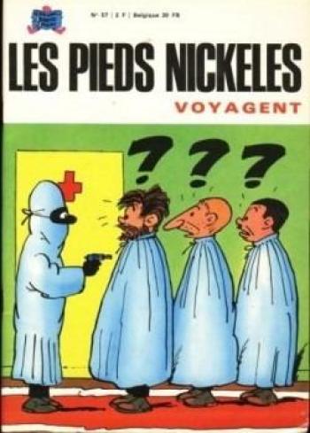 Couverture de l'album Les Pieds Nickelés (3e série - 1946-1988) - 57. Les Pieds Nickelés voyagent