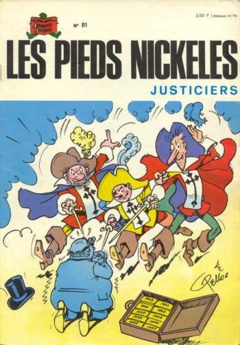 Couverture de l'album Les Pieds Nickelés (3e série - 1946-1988) - 81. Les Pieds Nickelés justiciers