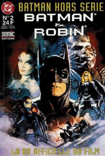 Couverture de l'album Batman - Hors Série (Semic 1re série) - 2. Batman & Robin - La BD officielle du film