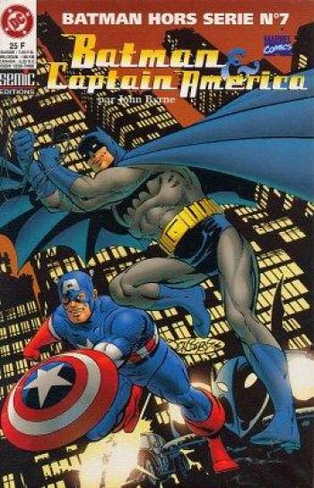 Couverture de l'album Batman - Hors Série (Semic 1re série) - 7. Batman & Captain America
