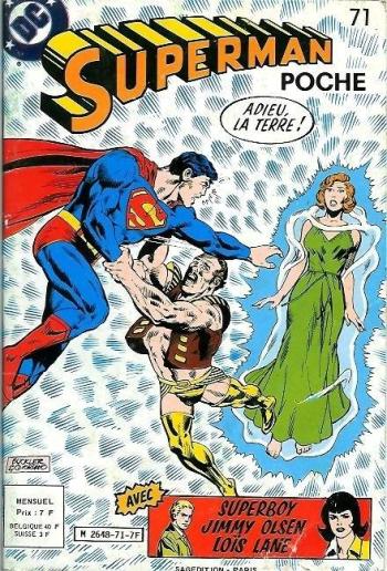 Couverture de l'album Superman Poche (Sagédition) - 71. Adieu la Terre