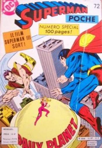 Couverture de l'album Superman Poche (Sagédition) - 72. Le film Superman III sort !