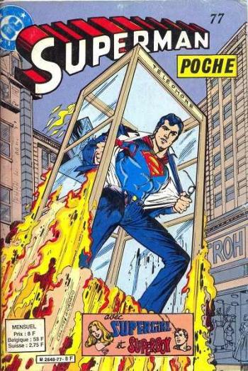 Couverture de l'album Superman Poche (Sagédition) - 77. Ou toi ou la planète : l'un des deux doit périr !