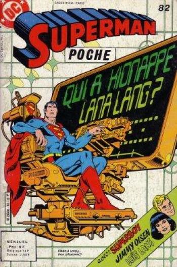 Couverture de l'album Superman Poche (Sagédition) - 82. Superman poche n°82