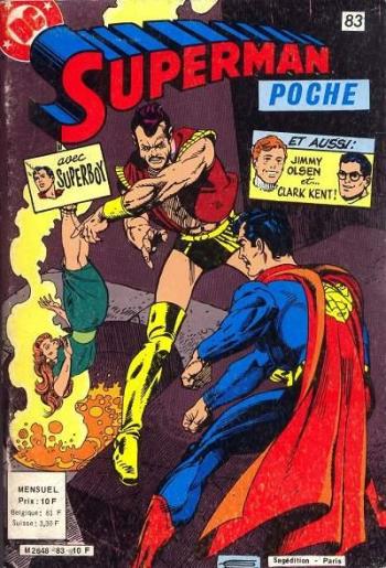 Couverture de l'album Superman Poche (Sagédition) - 83. Le mangeur de héros