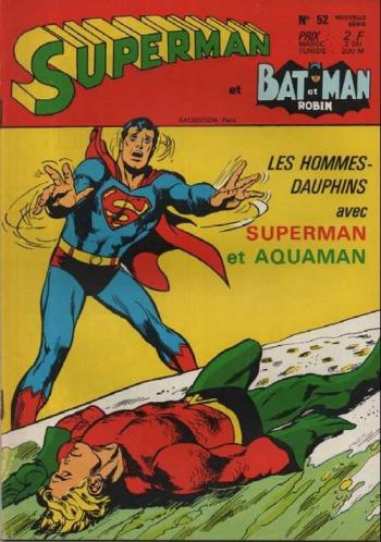 Couverture de l'album Superman et Batman et Robin - 52. Les hommes-dauphins