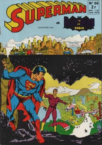 Couverture de l'album Superman et Batman et Robin - 55. Le secret de la première Métropolis