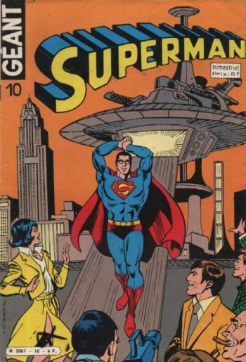 Couverture de l'album Superman Géant (Sagédition 2e série) - 10. La Grande Frayeur de Superman
