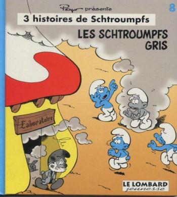 Couverture de l'album 3 histoires de Schtroumpfs - 8. Les Schtroumpfs gris