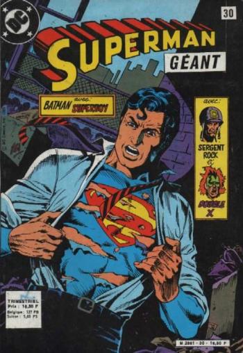 Couverture de l'album Superman Géant (Sagédition 2e série) - 30. Une nouvelle vie pour Superman