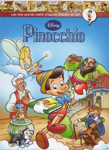 Couverture de l'album Les Plus Grands Chefs-d'oeuvre Disney en BD - 18. Pinocchio