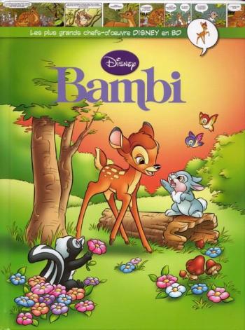 Couverture de l'album Les Plus Grands Chefs-d'oeuvre Disney en BD - 25. Bambi