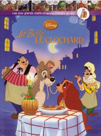 Couverture de l'album Les Plus Grands Chefs-d'oeuvre Disney en BD - 32. La Belle et le Clochard