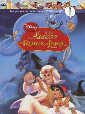 Couverture de l'album Les Plus Grands Chefs-d'oeuvre Disney en BD - 34. Aladdin le Retour de Jafar
