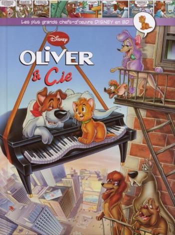 Couverture de l'album Les Plus Grands Chefs-d'oeuvre Disney en BD - 38. Oliver & Cie