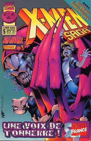 Couverture de l'album X-Men Saga - 5. Une voix de tonnerre !