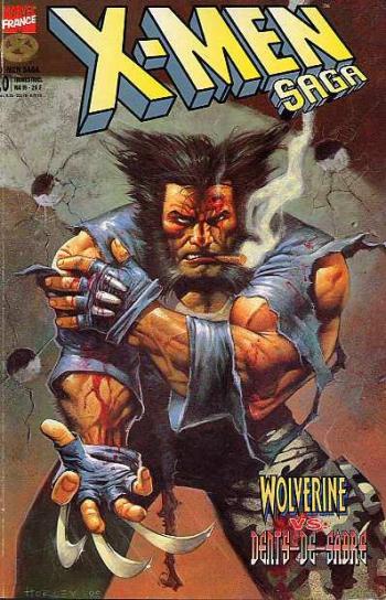 Couverture de l'album X-Men Saga - 10. Wolverine vs Dents-de-Sabre