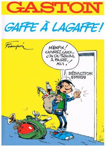 Couverture de l'album Gaston (France Loisirs - Album double) - 8. Gaffe à Lagaffe ! / A fond Lagaffe