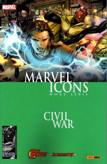 Couverture de l'album Marvel Icons Hors Série - 10. Les jeunes vengeurs - les fugitifs