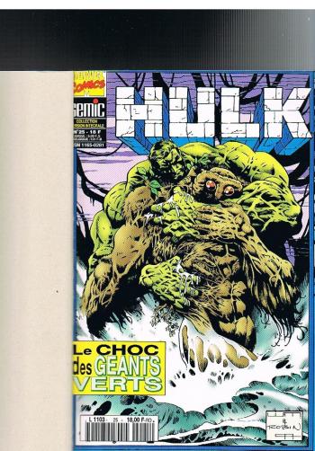Couverture de l'album Hulk (Semic et Marvel France) - 25. Bourbier