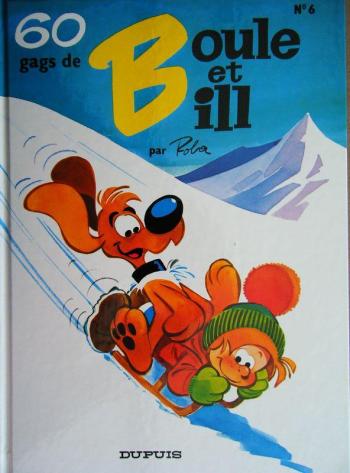 Couverture de l'album Boule & Bill - 6. 60 gags de Boule et Bill