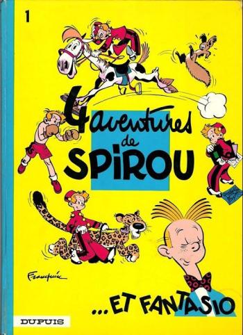 Couverture de l'album Spirou et Fantasio - 1. 4 aventures de Spirou... et Fantasio