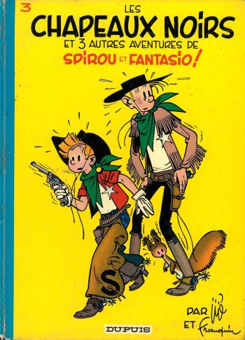 Couverture de l'album Spirou et Fantasio - 3. Les Chapeaux noirs