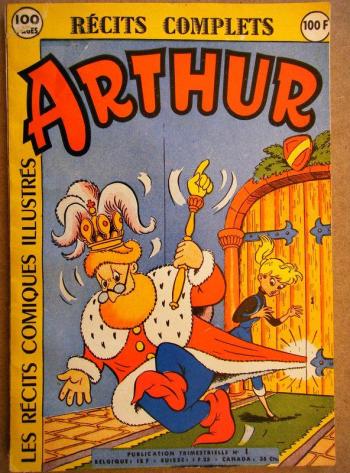 Couverture de l'album Les récits comiques illustrés - 1. Arthur numéro 1