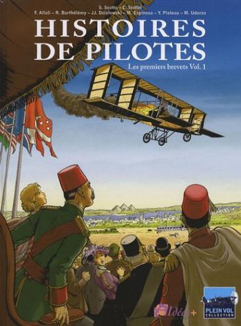 Couverture de l'album Histoires de pilotes - 1. Les premiers brevet Volume 1