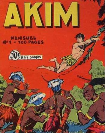 Couverture de l'album Akim - 1. Akim, fils de la jungle