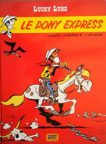 Couverture de l'album Lucky Luke (Lucky Comics / Dargaud / Le Lombard) - 28. Le pony express