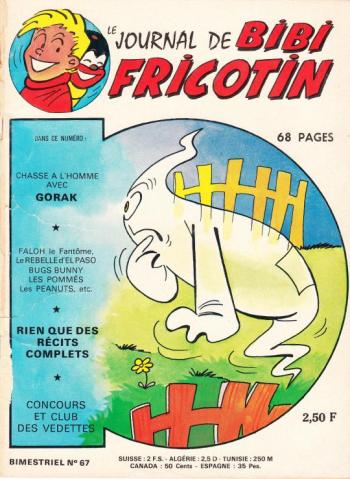 Couverture de l'album Le Journal de Bibi Fricotin - 67. Le Journal de Bibi Fricotin