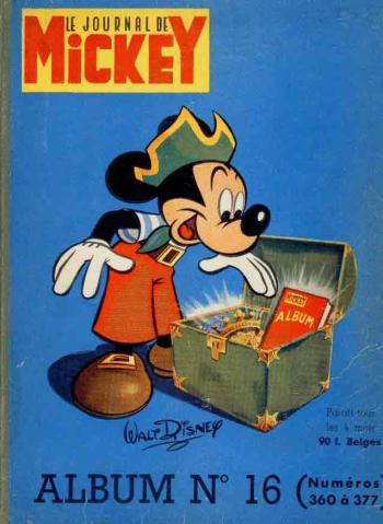 Couverture de l'album Le Journal de Mickey (Recueil) - 16. Album N°16