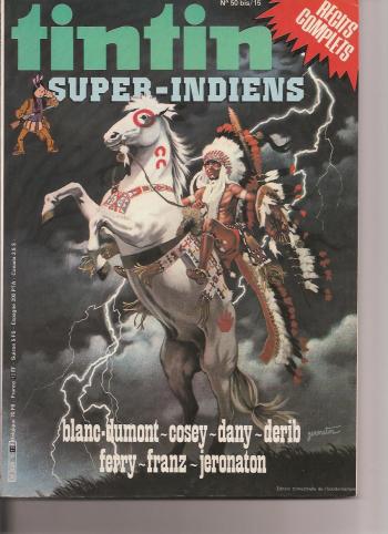 Couverture de l'album Super Tintin - 15. Super-Indiens