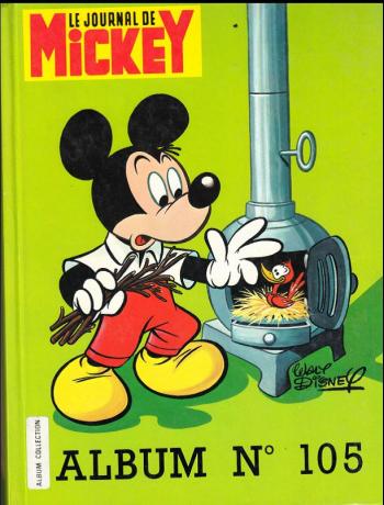 Couverture de l'album Le Journal de Mickey (Recueil) - 105. Album N°105