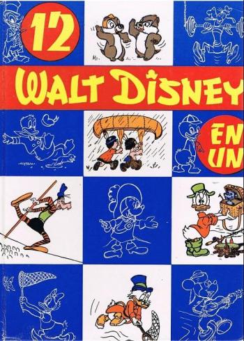 Couverture de l'album Les belles histoires Walt Disney (2ème série) - HS. 12 Walt Disney en un