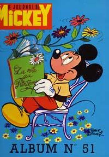 Couverture de l'album Le Journal de Mickey (Recueil) - 51. Album N°51